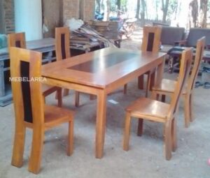 swet kursi makan modern minimalis jati