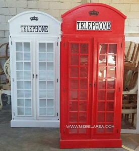 lemari telepon, lemari pajangan, bufet telepone, harga lemari telpone, gambar lemari telpone, model lemari mewah, lemari pajangan warna merah