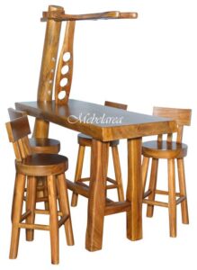 Kursi Meja Bar Trembesi Set
