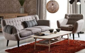 Set Sofa Tamu Retro Robert