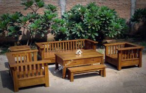 Set Kursi Tamu Kayu Jati Minimalis Modern