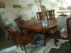 Set Meja Makan Ukir Ganesa