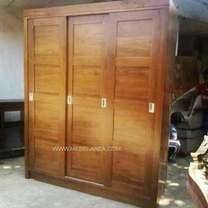 lemari pakaian 3 pintu minimalis