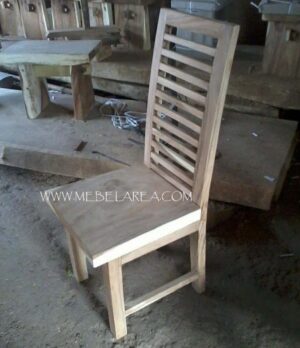 kursi kayu modern, kursi makan kayu minimalis, kursi suar