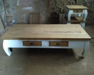 meja coffe, meja kopi, coffe table, meja tamu, meja coffe klasik, meja coffe kayu mahoni