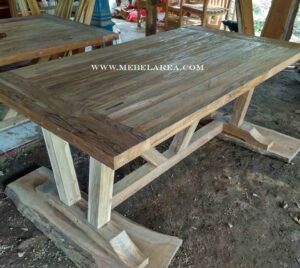 meja rustic, meja antik jati, meja jati jepara