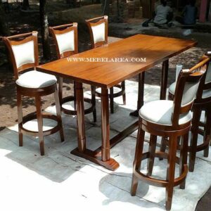 set kursi bar, set meja bar, meja kursi bar kayu, kursi meja bar klasik, set kursi bar modern