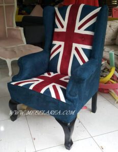kursi sofa minimalis bendera inggris