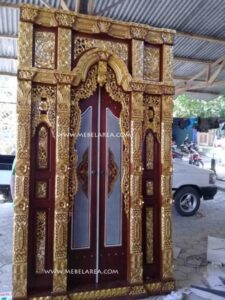 Pintu Gebyok Jepara Ukuran Lebar 130 Dari Kayu Jati