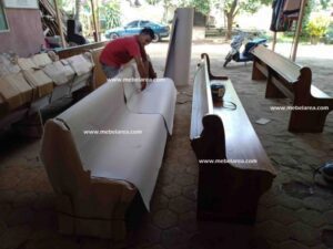 Bangku Gereja Jati Minimalis