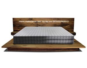tempat tidur minimalis kayu jati jepara model terbaru desain modern