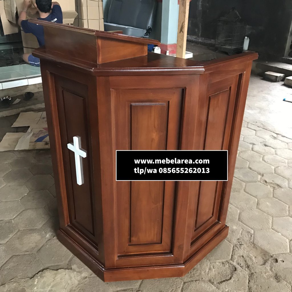 Mimbar Podium Gereja Jati Terbaru
