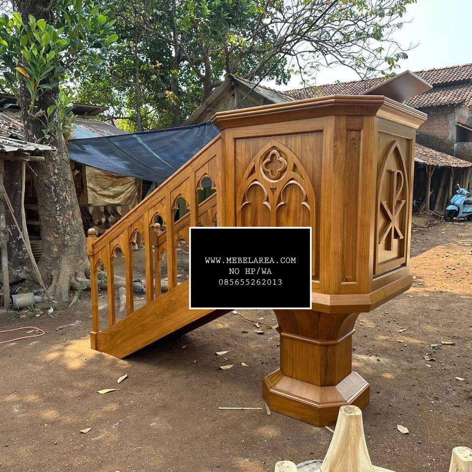 Mimbar Gereja Protestan HKBP Minimalis