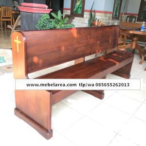 Bangku Gereja Minimalis Jati