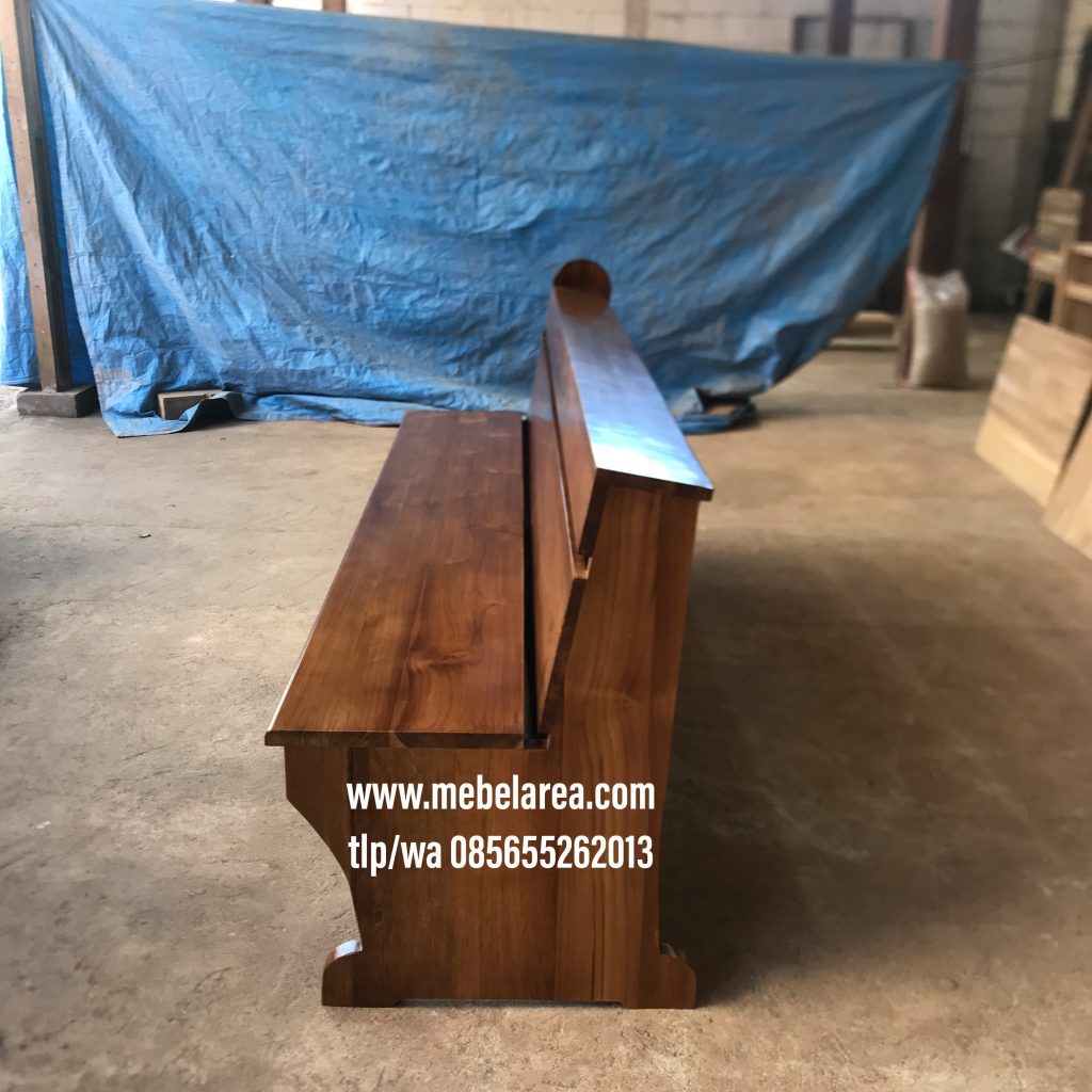 Bangku Gereja Katolik Kayu Jati Minimalis